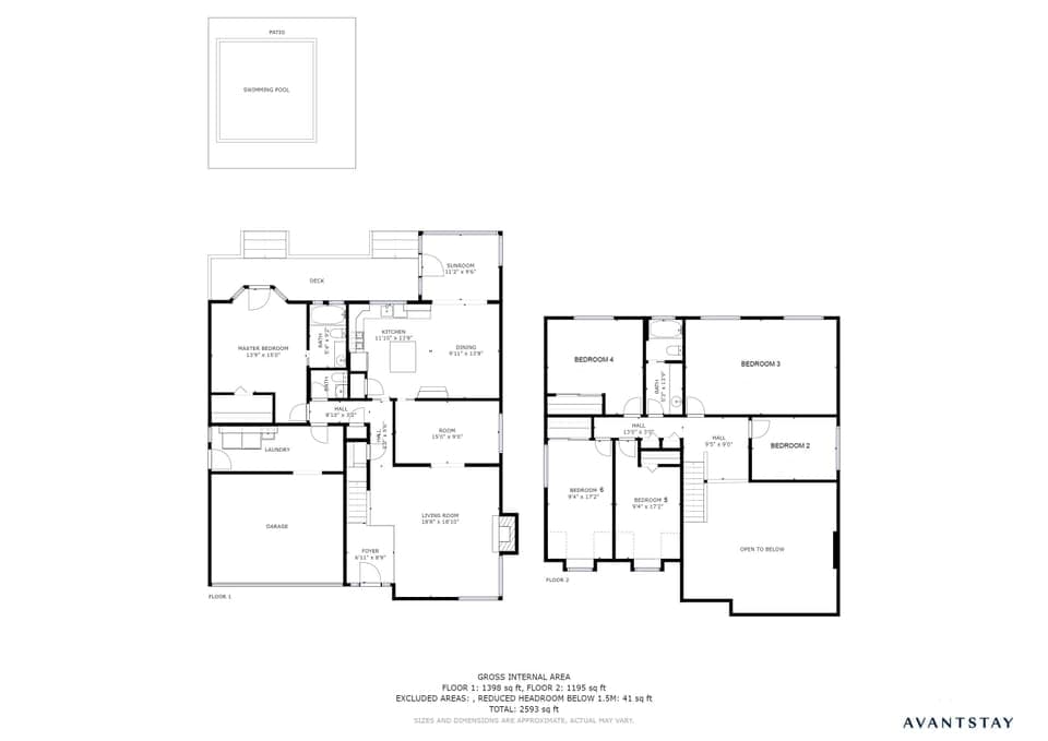Floor plan of Clementine.