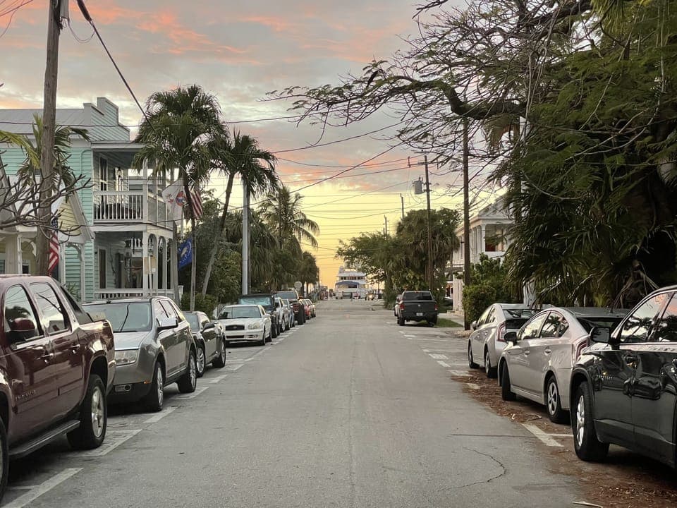 View of the seaport from on front of the house
