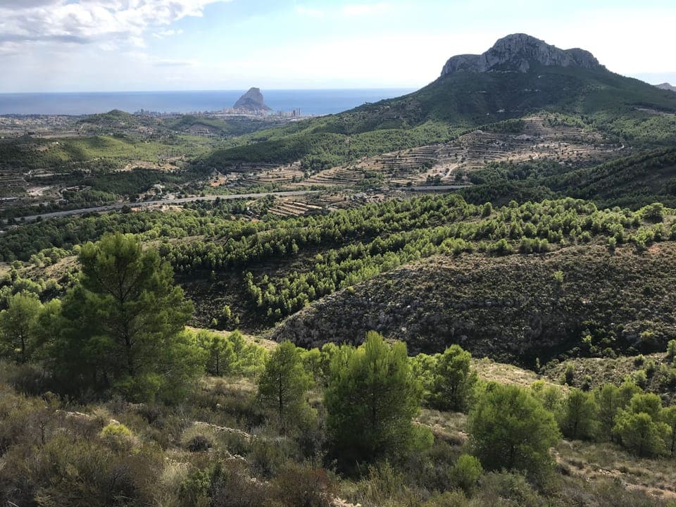 The beautiful Jalon Valley