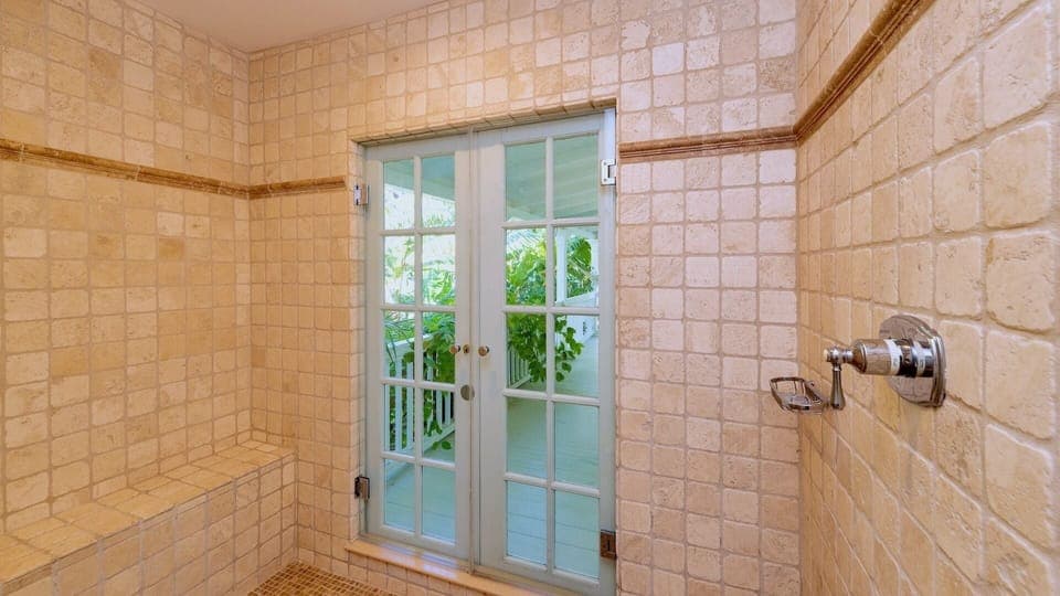 Master bath's walk-in shower...