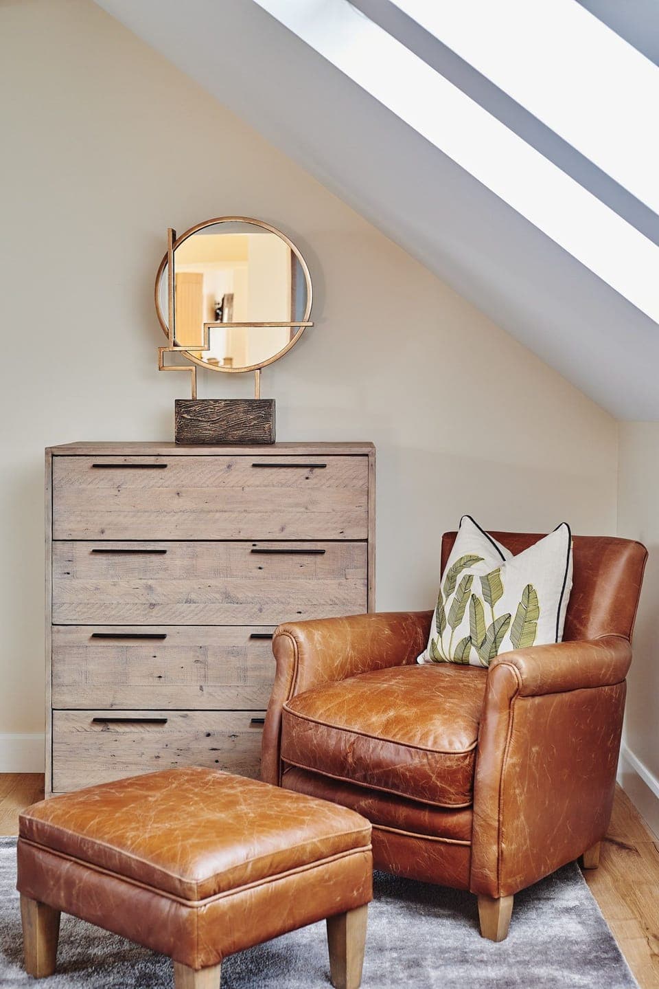 Bedroom details at Big Barn, Welsh Borders