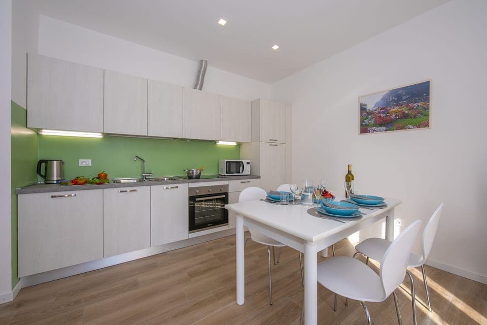 Kitchen and dining area