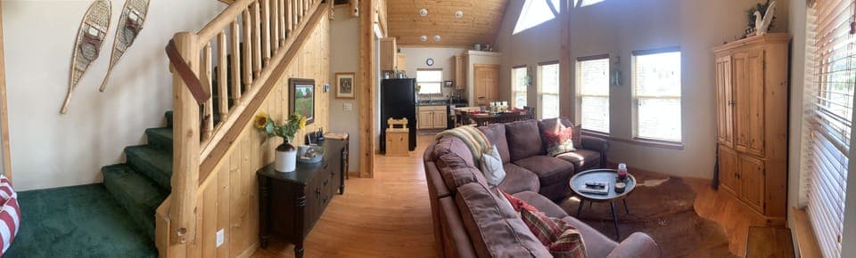 Enter into main room.  Picture is panoramic.