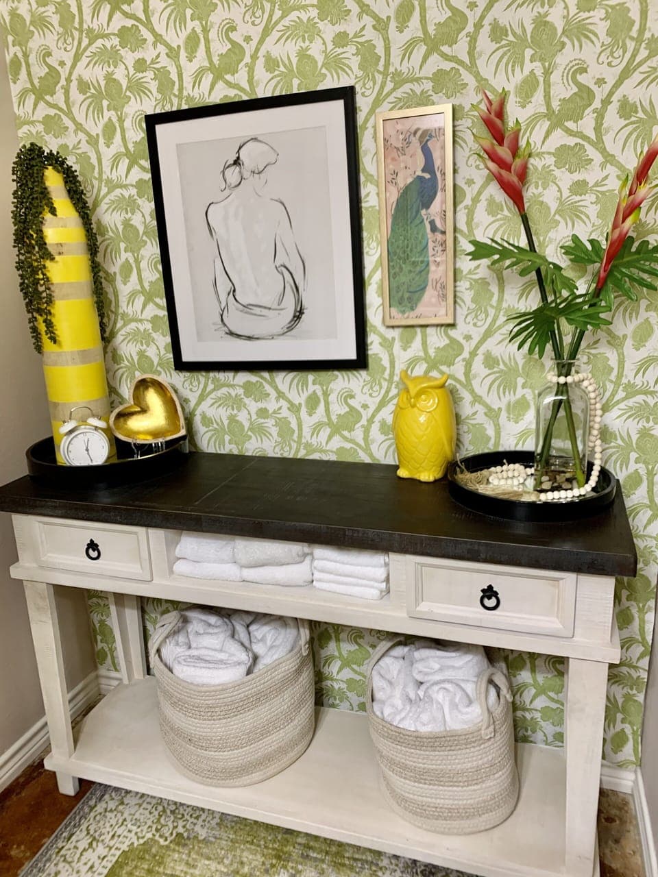 1st Floor Bathroom with walk-in shower, single sink, toilet.