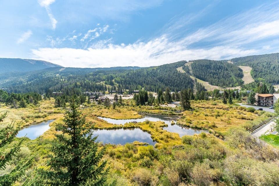 View from private balcony.