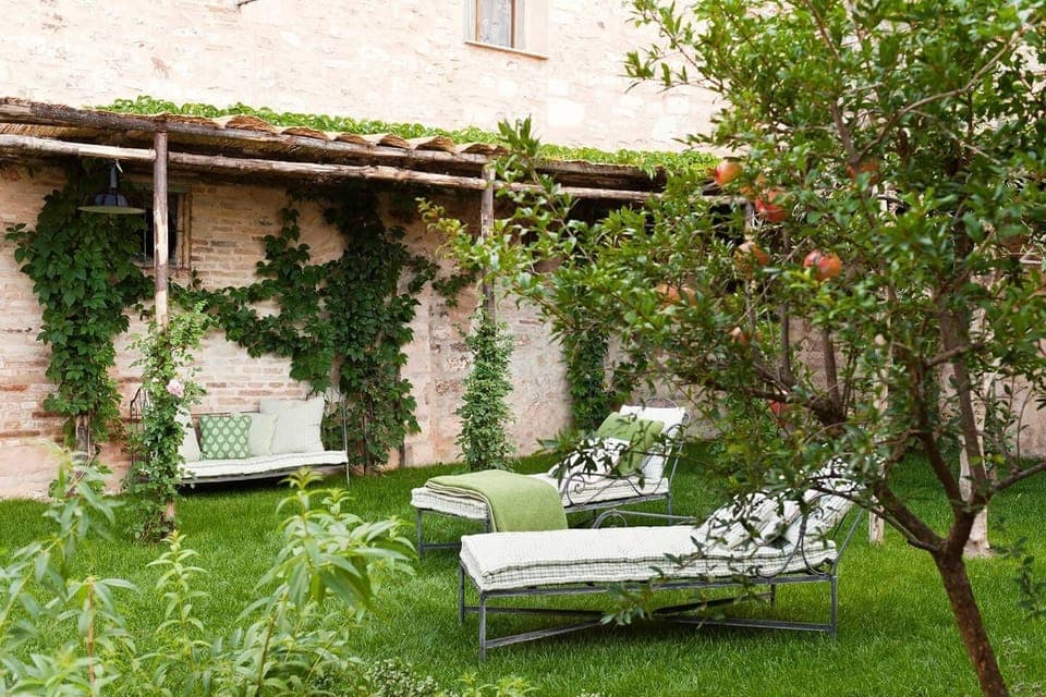 The garden - a perfect place to relax.