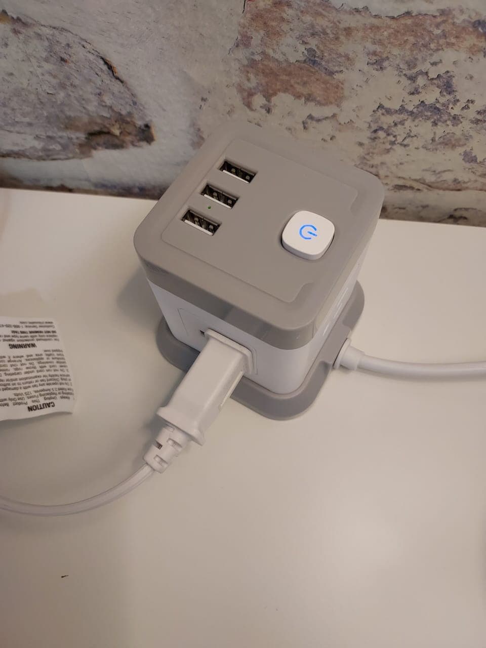 Chargers for electronics placed throughout the home.