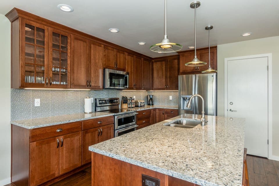 Fully equipped kitchen for all your cooking needs