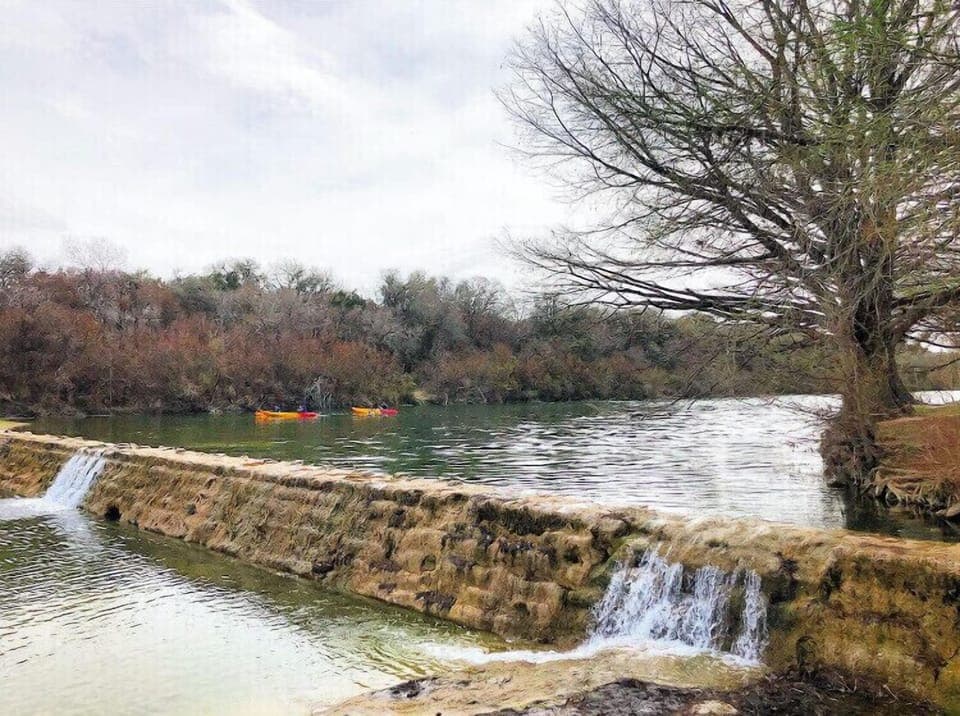 The Blanco River (walking distance)