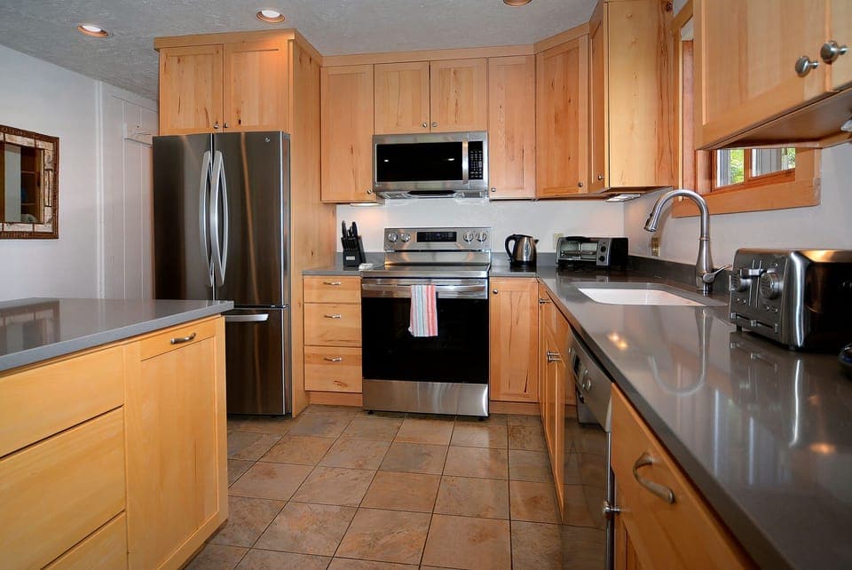 Spacious kitchen