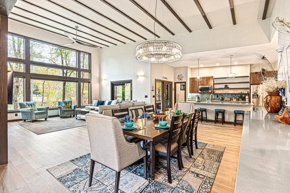 Open concept and modern with beautiful river view!