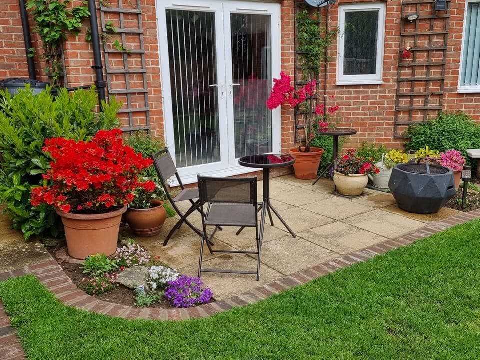 Patio Area, great for relaxing with a chilled glass of wine in the evening