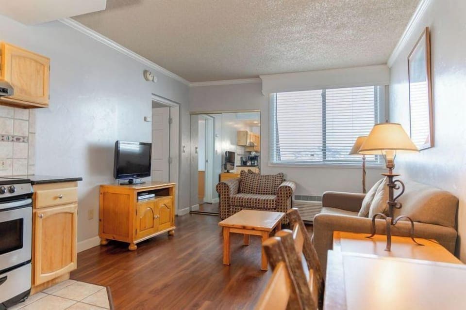 Lounge together in a bright space with room to unwind.