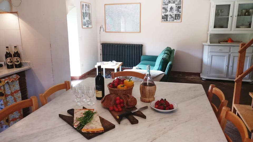 The owner leaves a nice welcome pack 