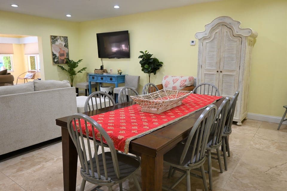 Dining room and armoire