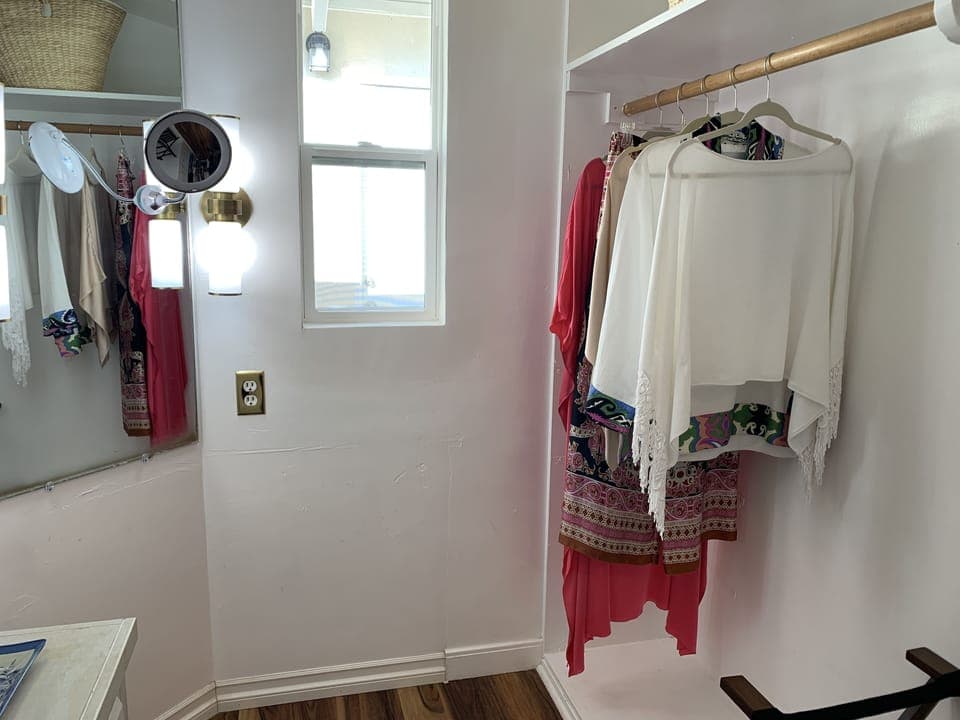 Master bedroom walk-in closet.
