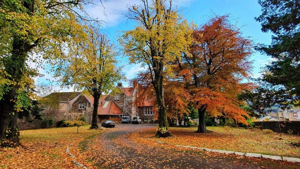 Driveway to main house