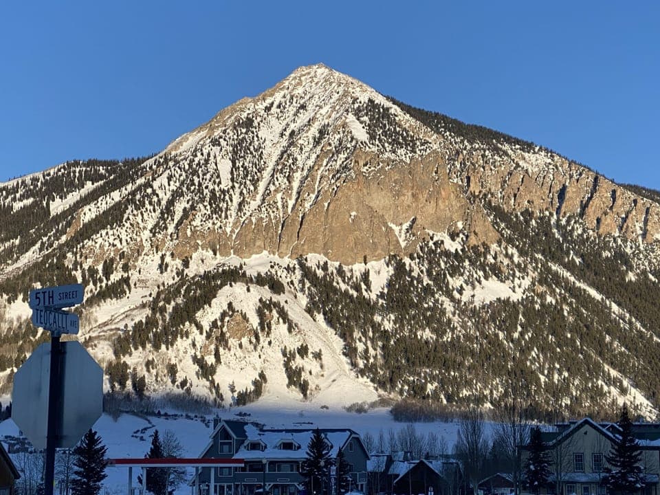 Mountain CB view from town.