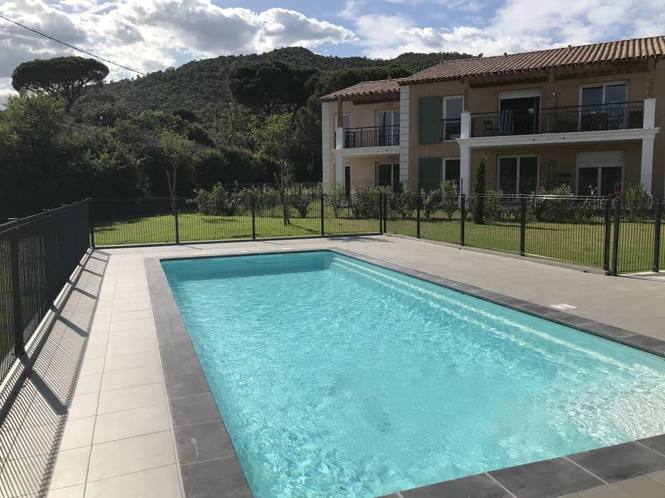 Take a cooling dip in the pool after a relaxing day in the sun!