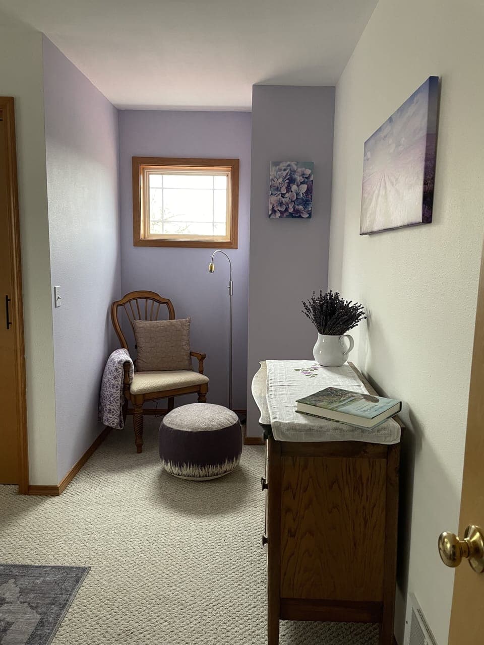 cozy nook for reading or daydreaming 