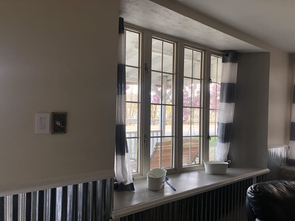 Living room river view