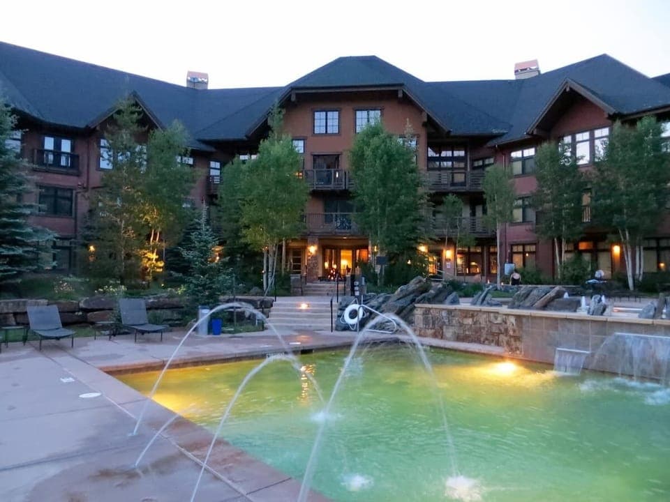 Two amazing outdoor heated pools for year-round enjoyment - only at the Cirque.