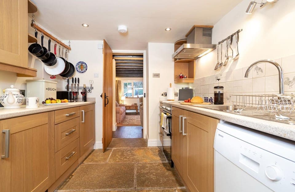 Fully fitted kitchen with everything you need to make your stay a home from home experience.