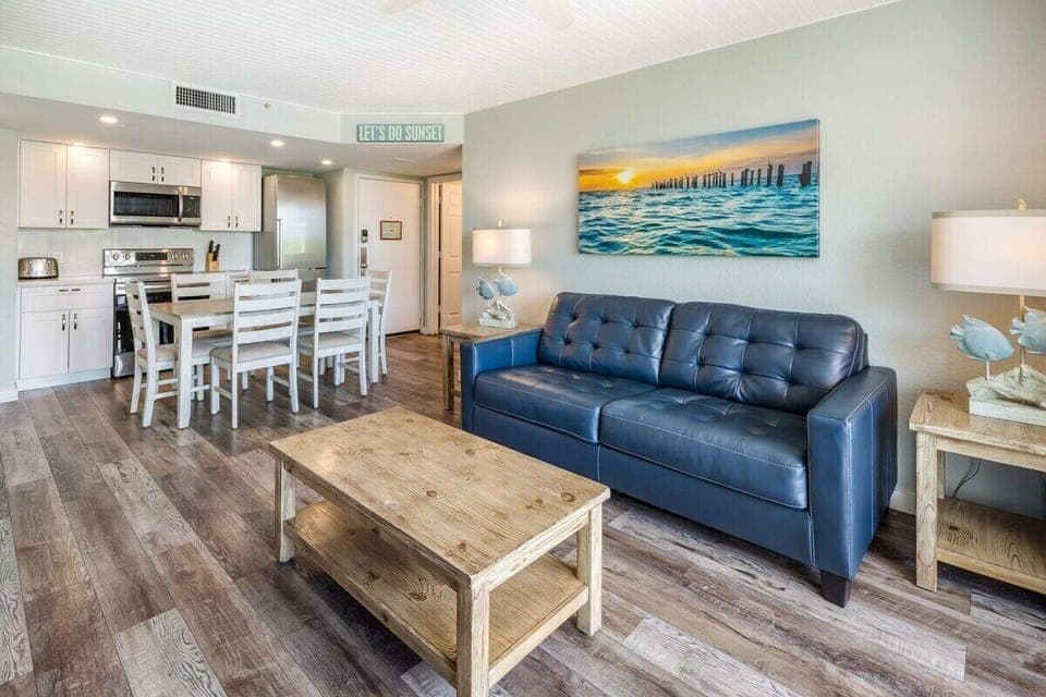Queen Size Pull Out Couch in Living Area