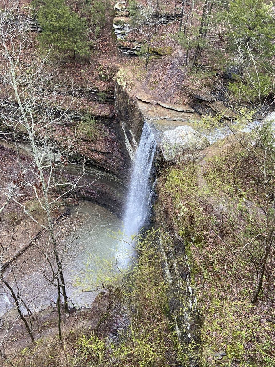 Bridal vails falls located near lakehouse