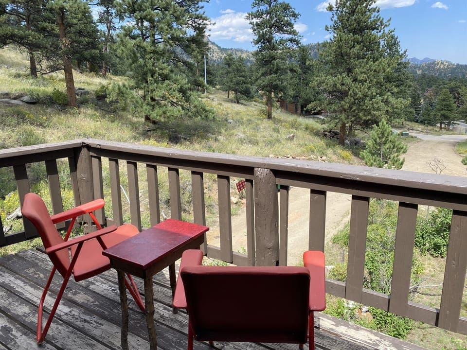 Views from the private master balcony