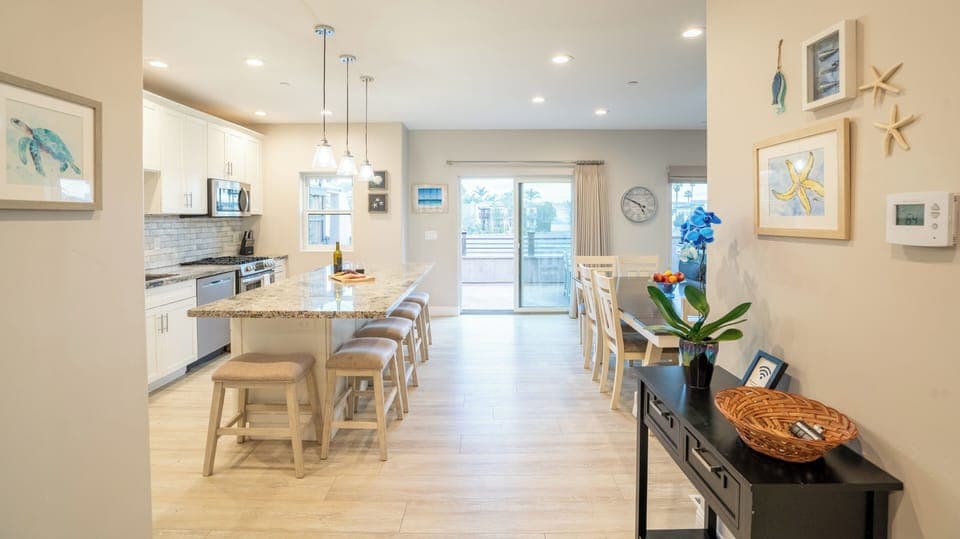 UNIT A (4Bdrm):  Step into Casa Alina, a four-bedroom seaside home  perfectly located in the heart of Avila Beach. This inviting home boasts four en-suite bedrooms and 3-1/2 bathrooms, ensuring comfort and convenience for all guests.