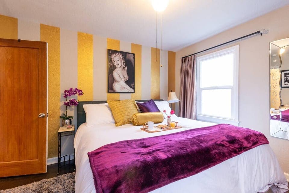 The Hollywood room with king bed.