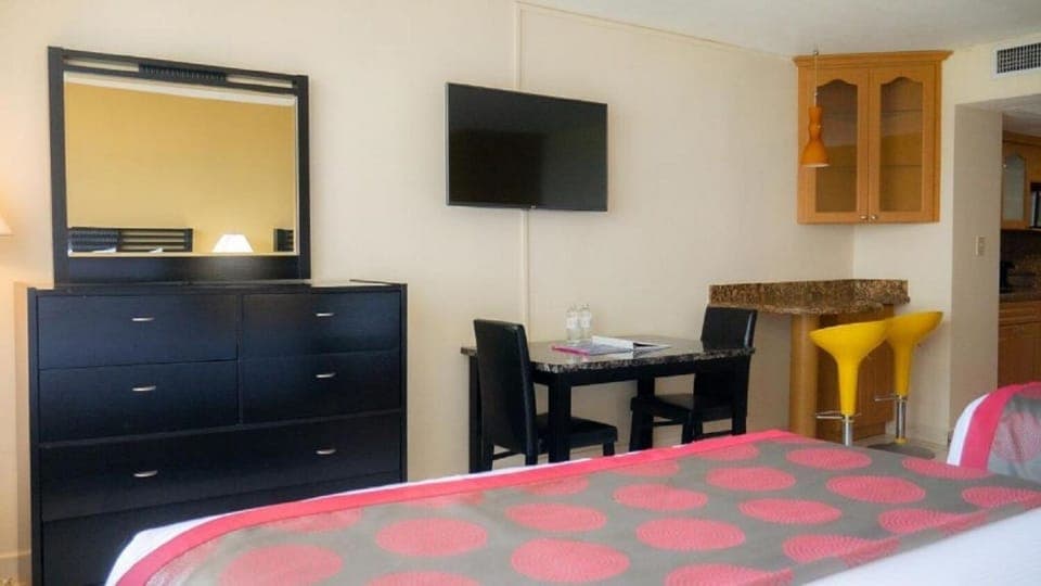 Bedroom. Views, colors, and decor may vary.