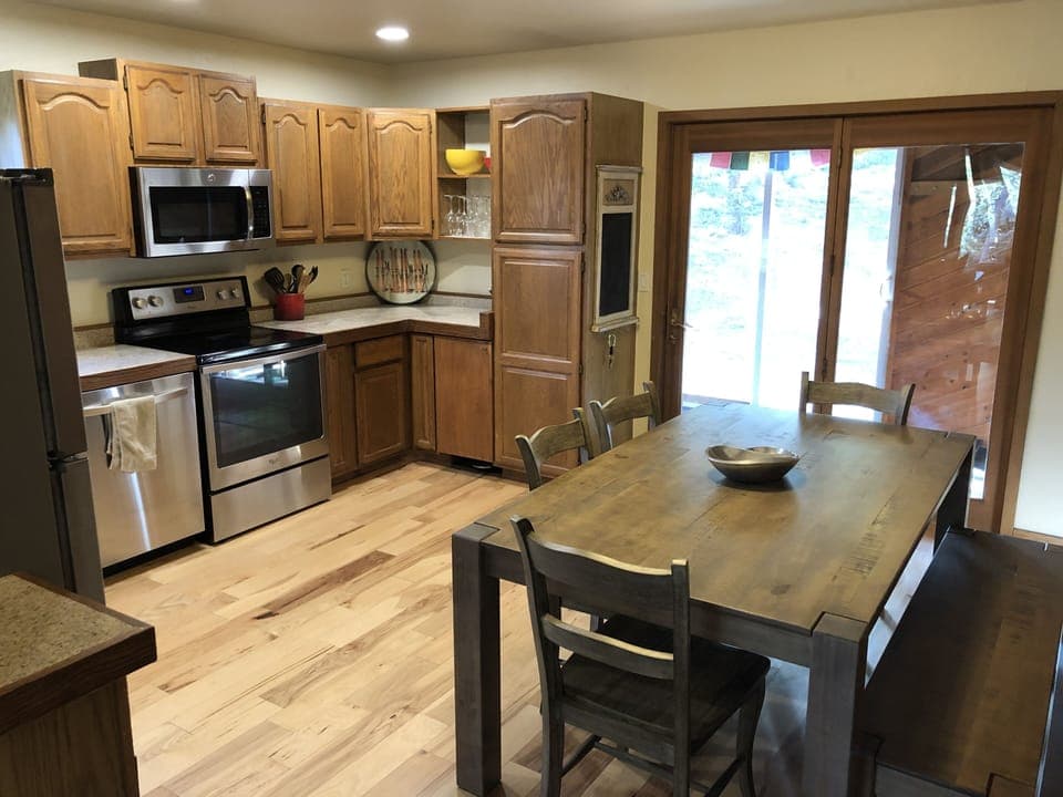 Kitchen with all the amenities
