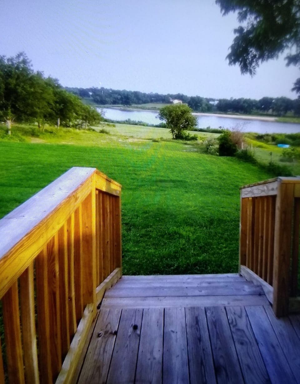 The Badu Park and The Llano River right off the deck.