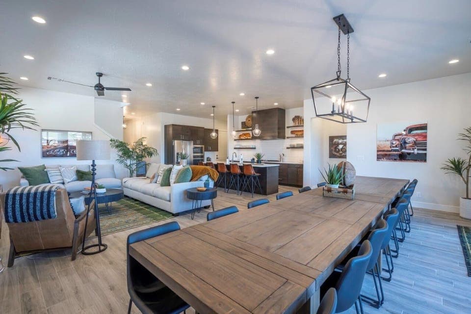 One-of-a-kind 18-person dining table