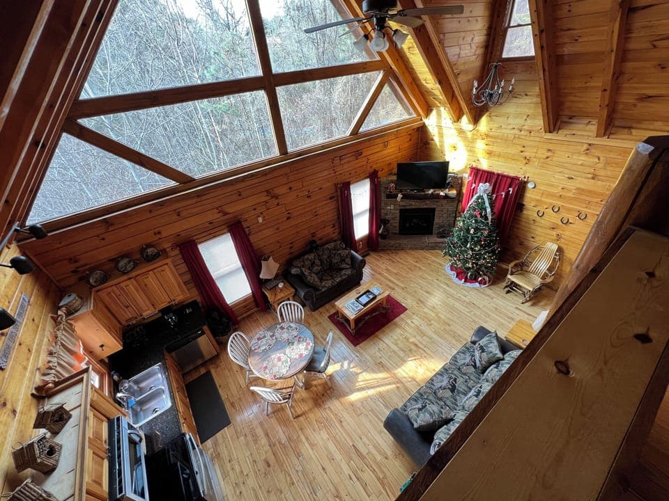 Living Room view from Loft
