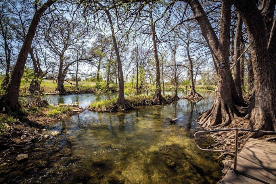 Unwind by the river — easily accessible from the property.