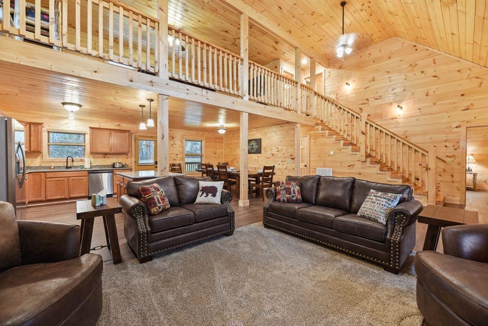 All common areas are open to each other.