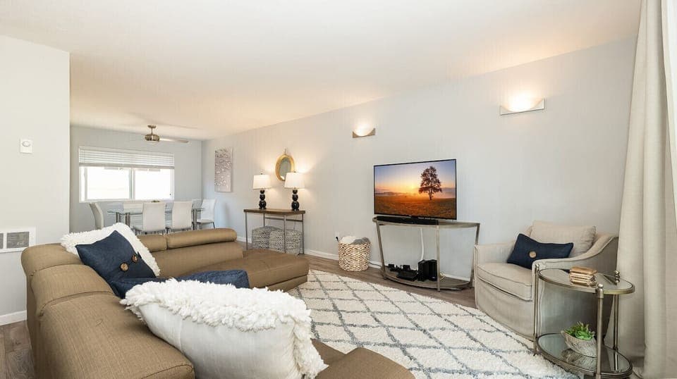 Living Room -second view towards Dining Area