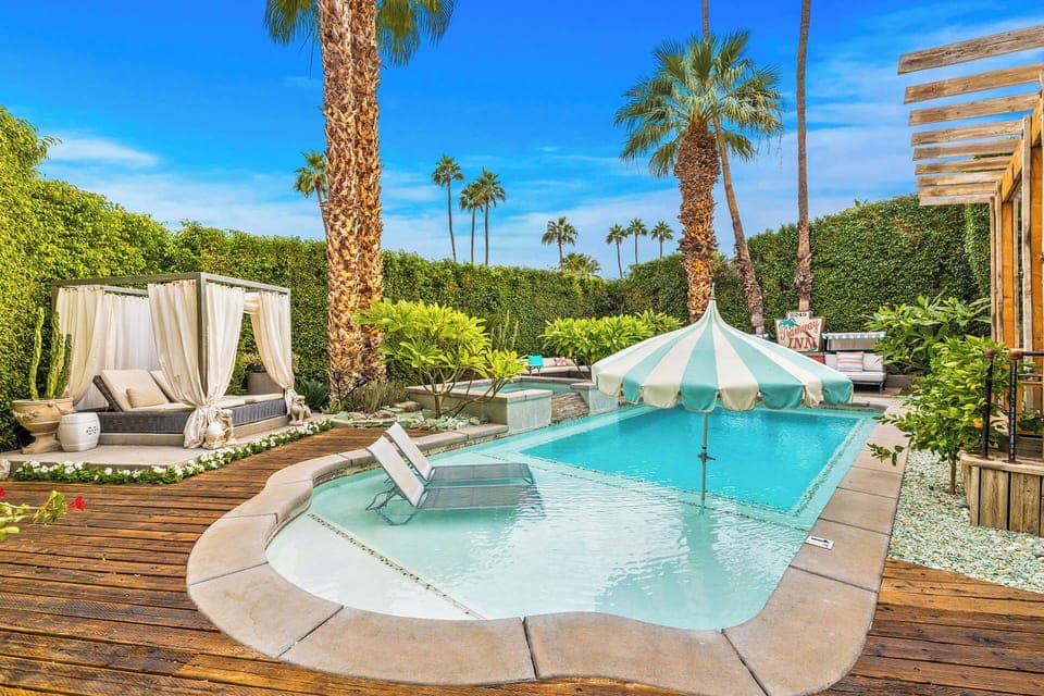 Two private pools, three kitchens as well as three separate living spaces