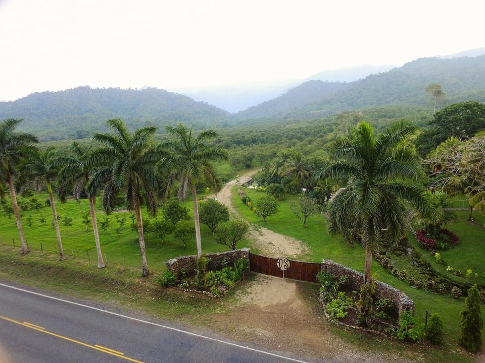 Valley Stream a Private Eden main gates.