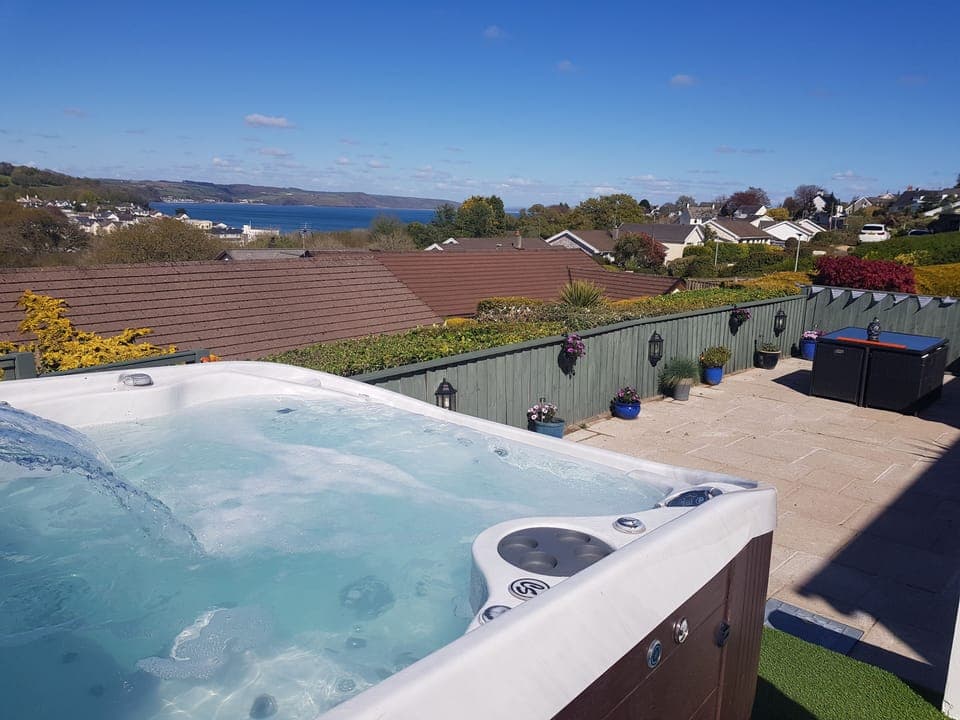 View from the Infinity hot tub
