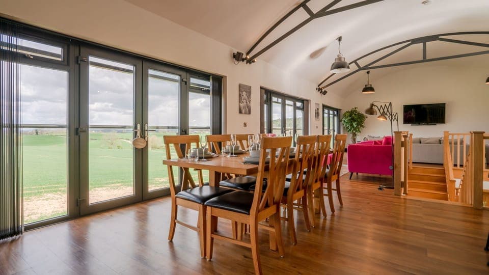 Dining area, Lower Lodge Barn, Bolthole Retreats