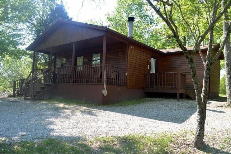 Front View of  Cabin #12 from Grounds 