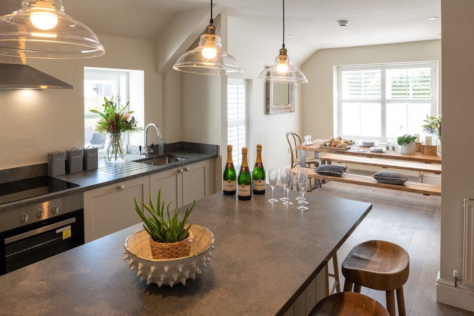 The Nest at The White Eagle - kitchen dining area