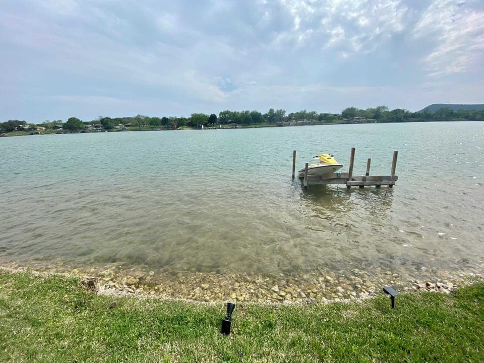 Walk right into the water! The jet ski ramp is currently unavailable