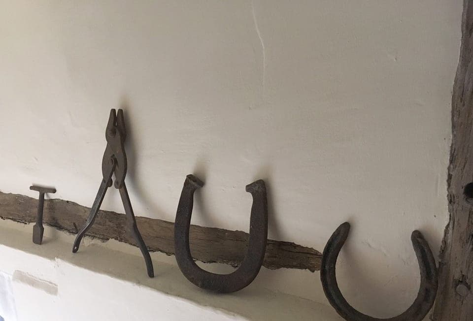 A nod to the property's former purpose as a Blacksmith