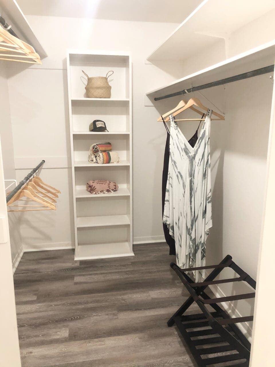 Main bedroom walk-in closet.