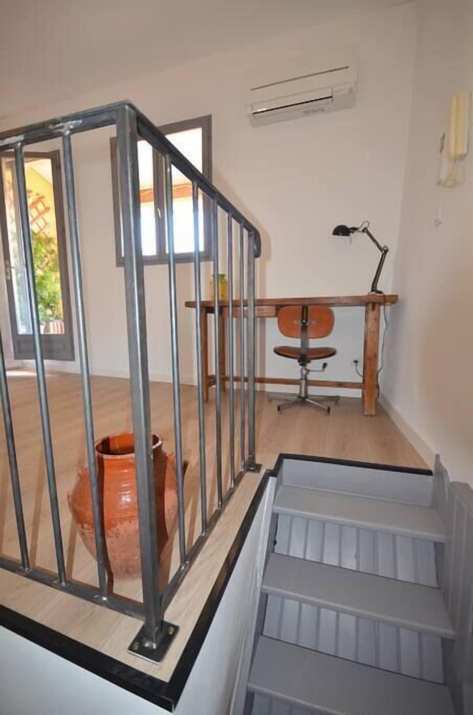 Stairs to the sunny terrace